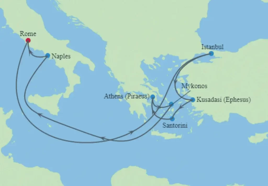 Eastern Mediterranean | Celebrity Cruises: Celebrity Beyond
